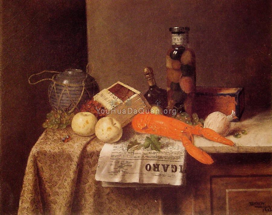 Still Life with Le Figaro - 威廉·迈克尔·哈尼特